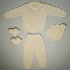 COMPLETINO NUVOLA IN MAGLIA BEIGE