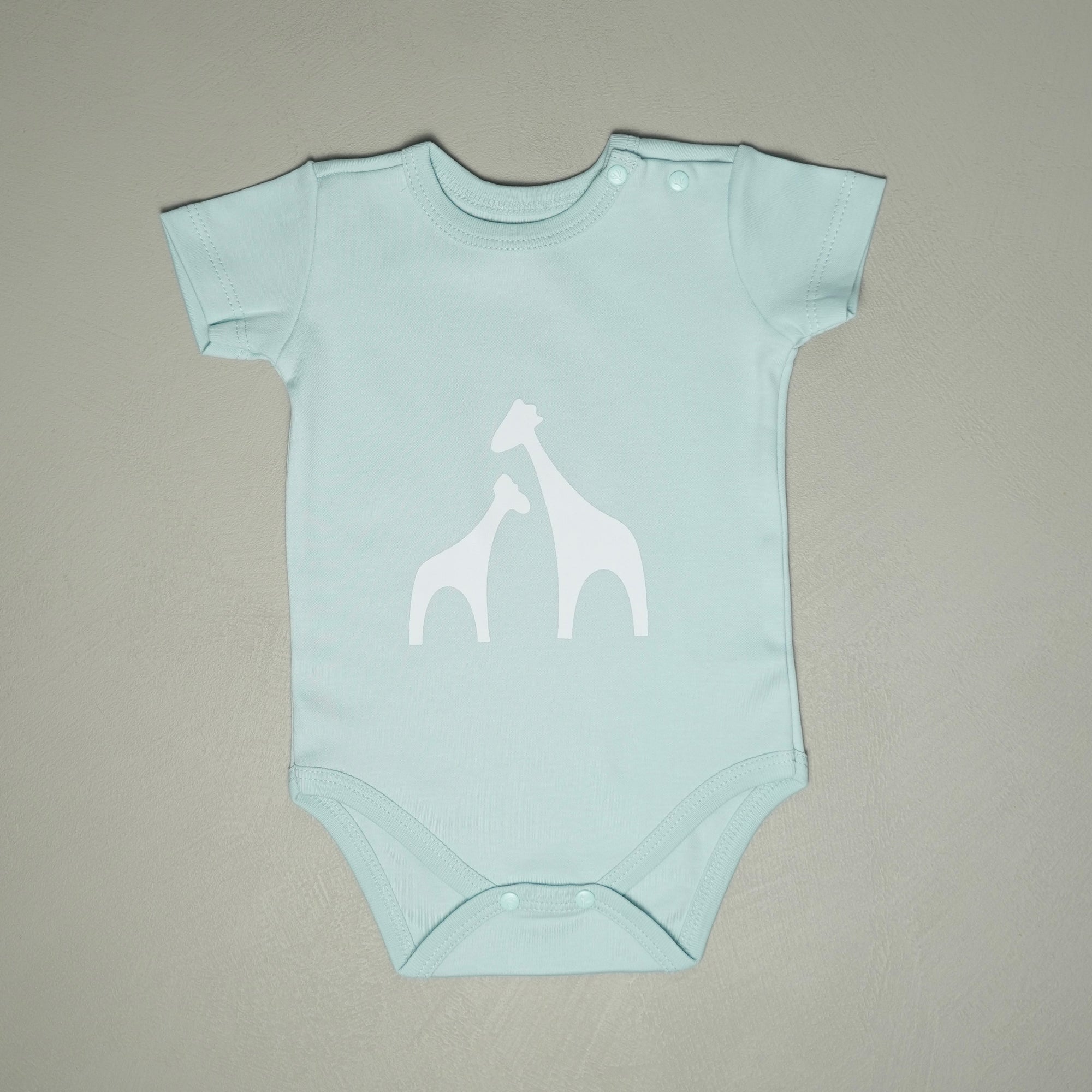 BODY MANICA CORTA AZZURRO