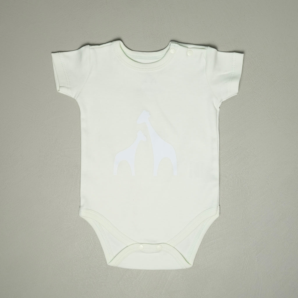 BODY MANICA CORTA VERDE ACQUA