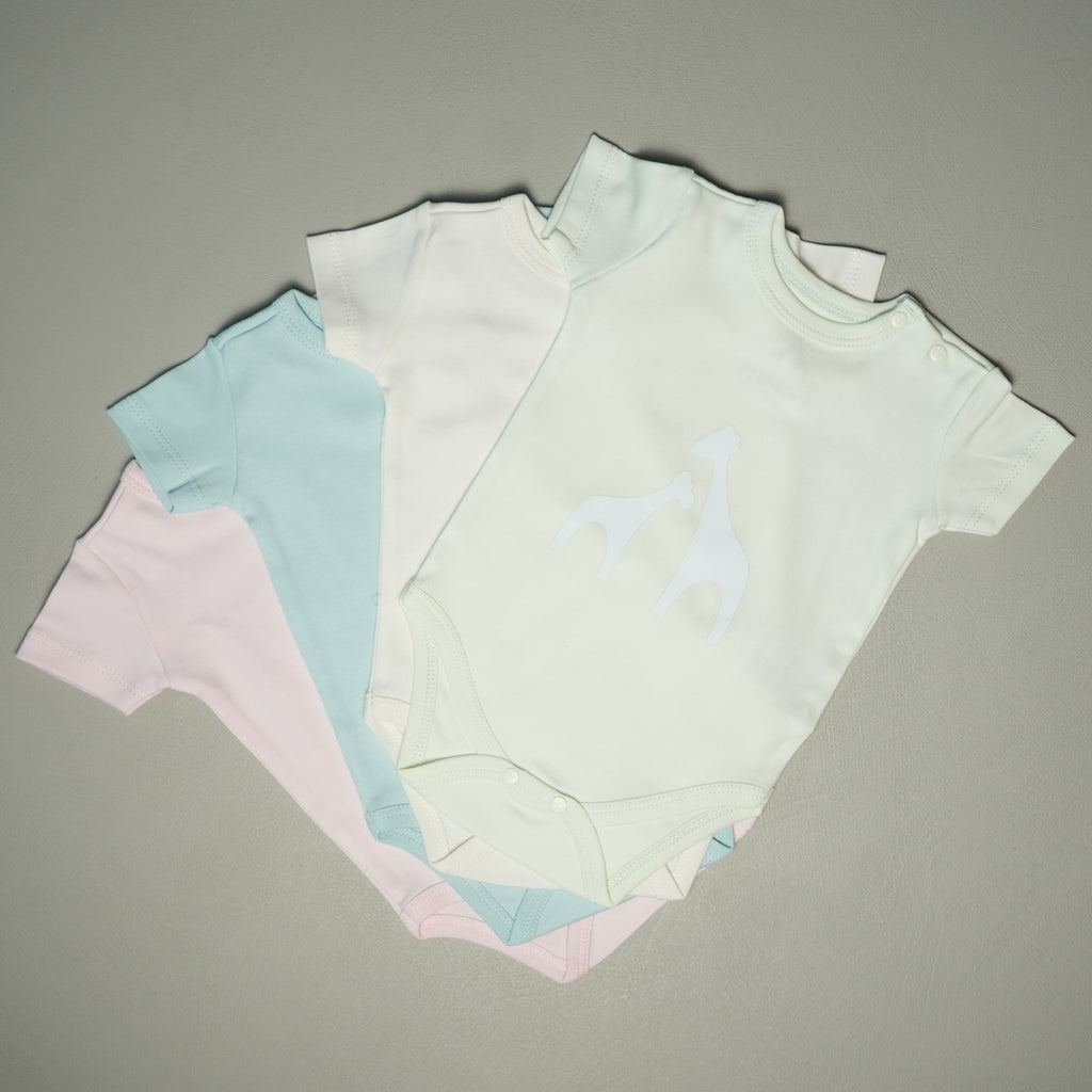 BODY MANICA CORTA VERDE ACQUA