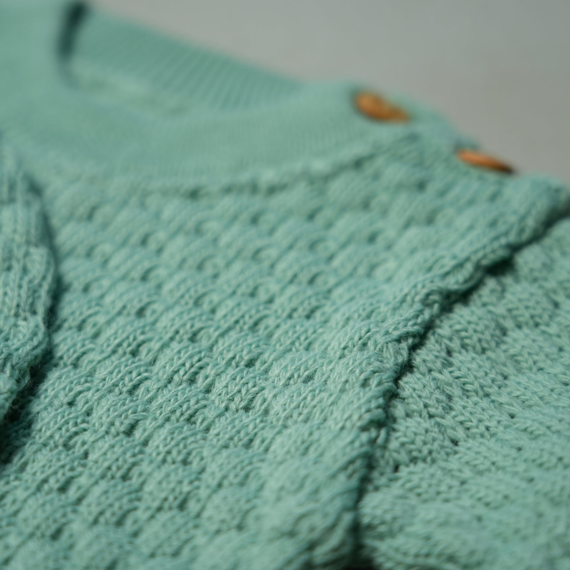 COMPLETINO NUVOLA IN MAGLIA VERDE ACQUA