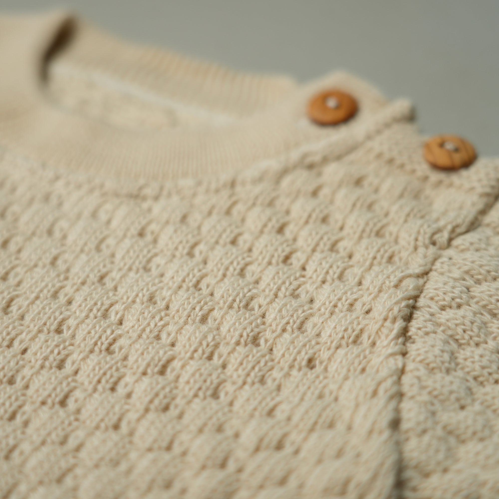 COMPLETINO NUVOLA IN MAGLIA BEIGE