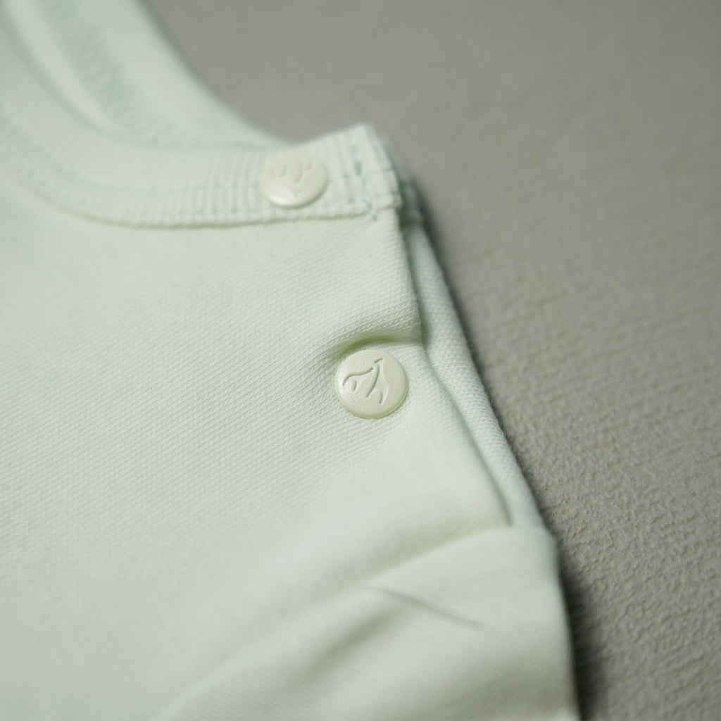 BODY MANICA CORTA VERDE ACQUA