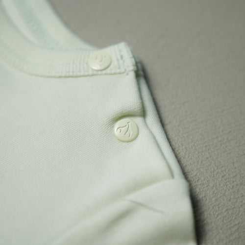 BODY MANICA CORTA VERDE ACQUA