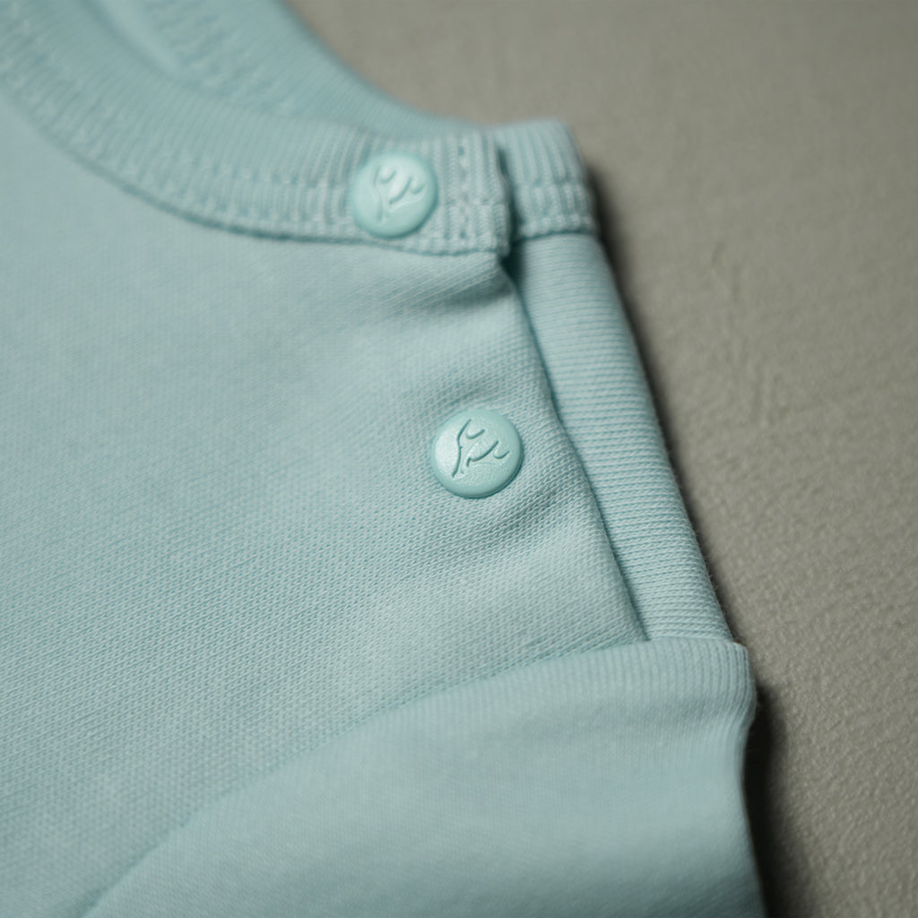 BODY MANICA CORTA AZZURRO