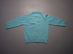 CARDIGAN SCOLLO VERDE ACQUA