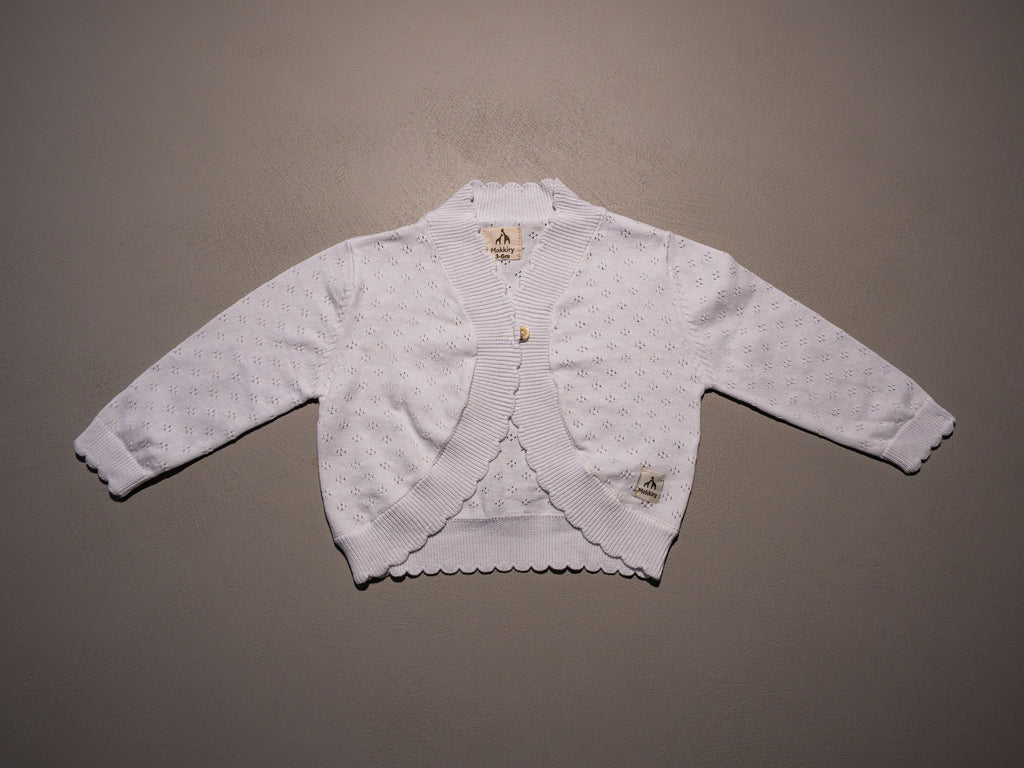 CARDIGAN COPRISPALLA BIANCO
