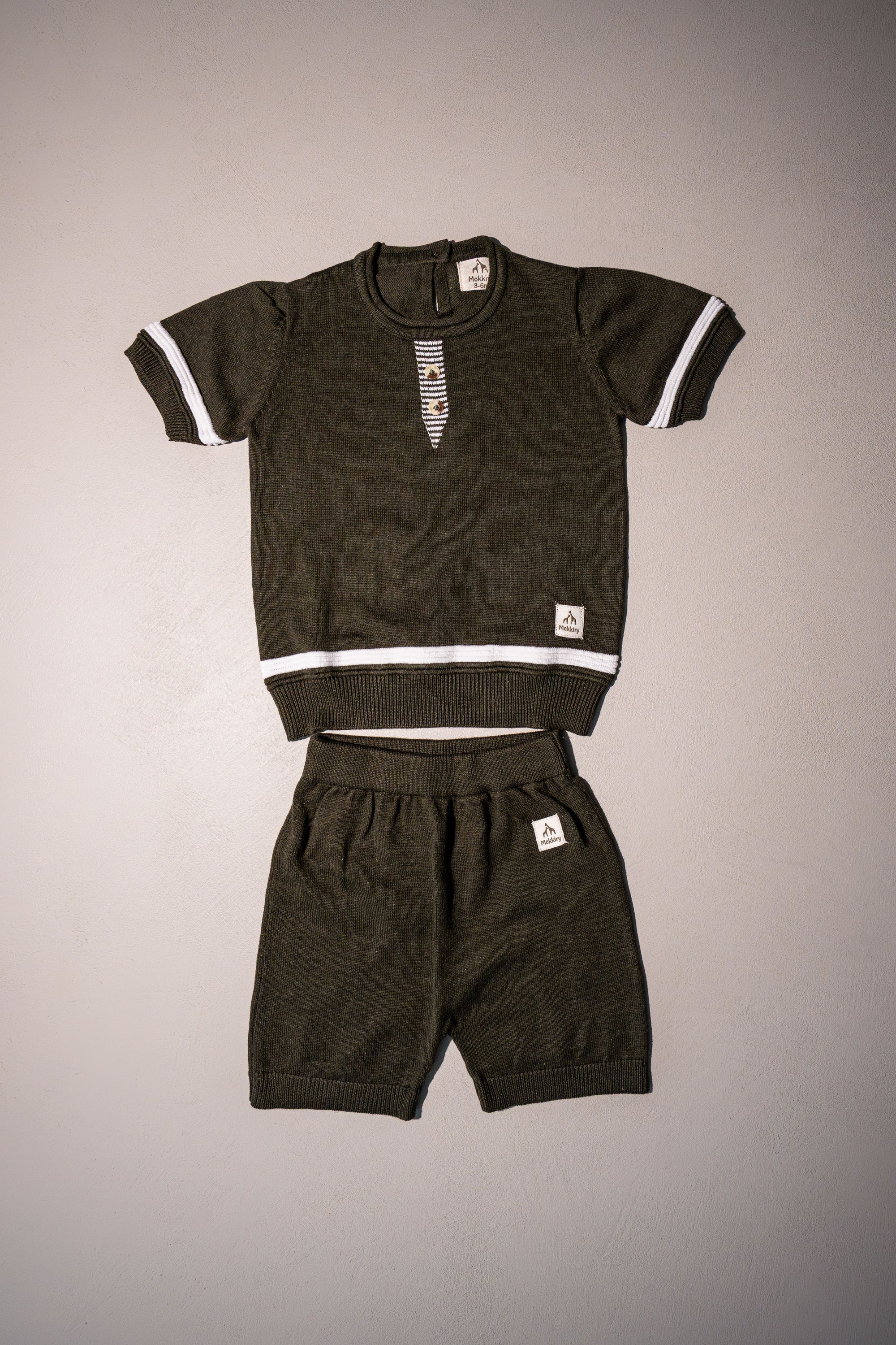 COMPLETO GIROTONDO VERDE MILITARE