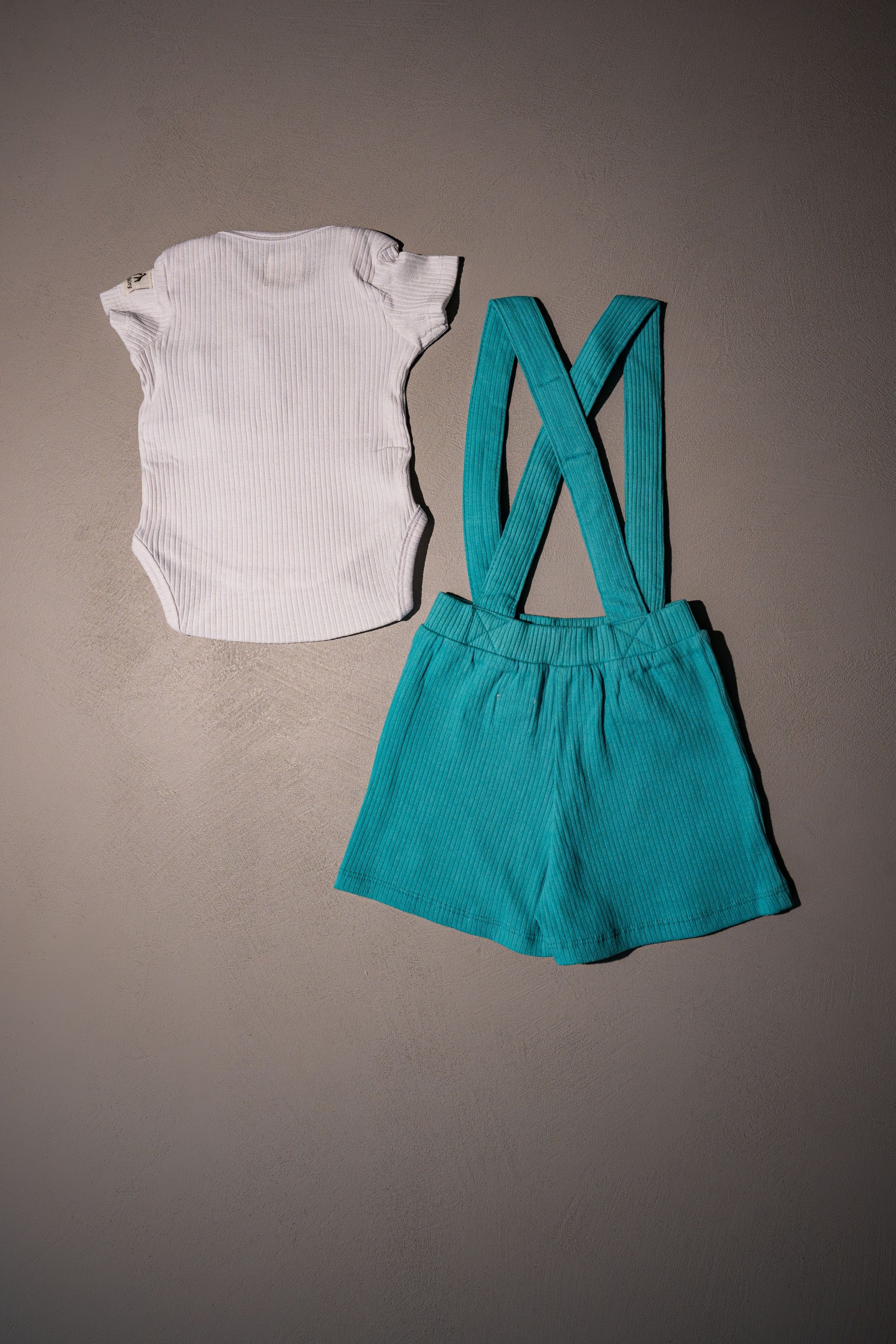 COMPLETO ELEGANTE VERDE ACQUA