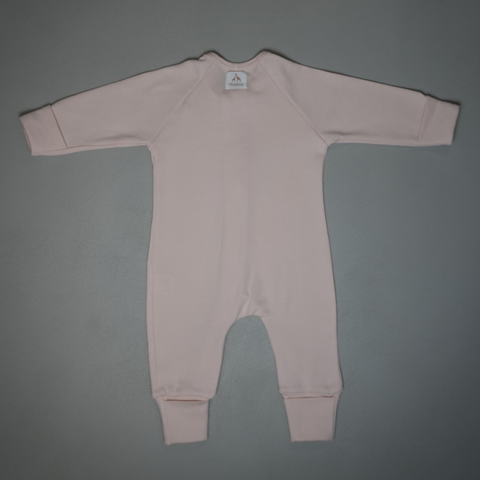 TUTINA CON ZIP ROSA 100%COTONE BIOLOGICO