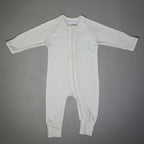 TUTINA CON ZIP MARSHMALLOW 100%COTONE BIOLOGICO